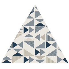 Geometric Triangle Modern Mosaic Wooden Puzzle Triangle by Hannah976