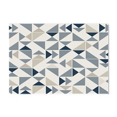 Geometric Triangle Modern Mosaic Crystal Sticker (a4) by Hannah976