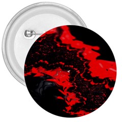 Red Black Fractal Mandelbrot Art Wallpaper 3  Buttons by Hannah976