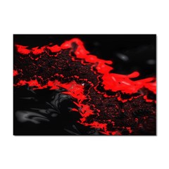 Red Black Fractal Mandelbrot Art Wallpaper Sticker A4 (10 Pack) by Hannah976