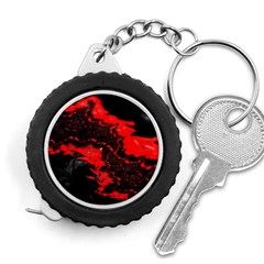 Red Black Fractal Mandelbrot Art Wallpaper Measuring Tape by Hannah976