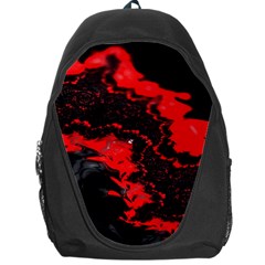 Red Black Fractal Mandelbrot Art Wallpaper Backpack Bag by Hannah976