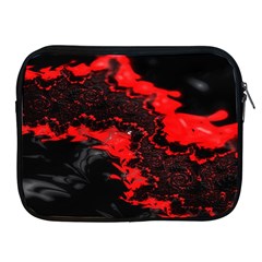 Red Black Fractal Mandelbrot Art Wallpaper Apple Ipad 2/3/4 Zipper Cases by Hannah976