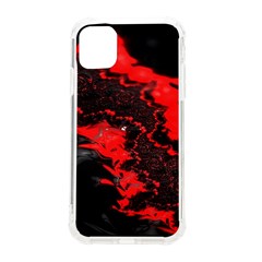 Red Black Fractal Mandelbrot Art Wallpaper Iphone 11 Tpu Uv Print Case by Hannah976