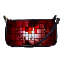 Pattern Structure Light Patterns Shoulder Clutch Bag by Hannah976