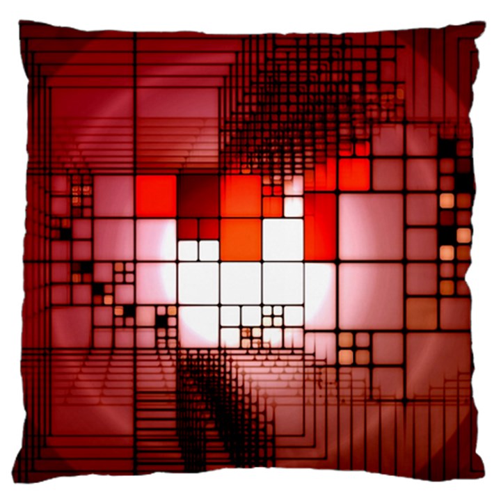 Pattern Structure Light Patterns Large Cushion Case (Two Sides)