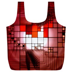 Pattern Structure Light Patterns Full Print Recycle Bag (xxl) by Hannah976