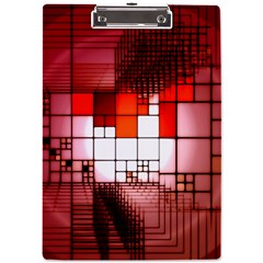 Pattern Structure Light Patterns A4 Acrylic Clipboard by Hannah976