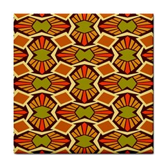 Geometry Shape Retro Trendy Symbol Tile Coaster by Hannah976