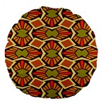 Geometry Shape Retro Trendy Symbol Large 18  Premium Round Cushions Back