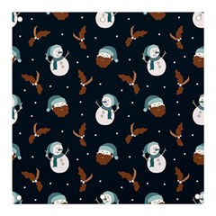 Santa Snowman Banner And Sign 3  X 3  by ConteMonfrey