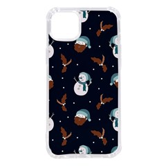 Santa Snowman Iphone 14 Plus Tpu Uv Print Case by ConteMonfrey