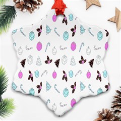 It`s Christmas Outside!   Snowflake Ornament (two Sides) by ConteMonfrey