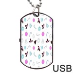 It`s Christmas Outside!   Dog Tag USB Flash (Two Sides) Front