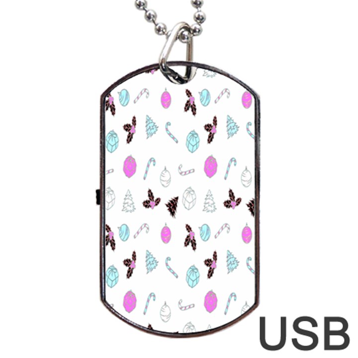 It`s Christmas Outside!   Dog Tag USB Flash (Two Sides)