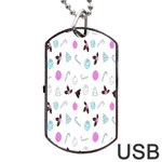 It`s Christmas Outside!   Dog Tag USB Flash (Two Sides) Back