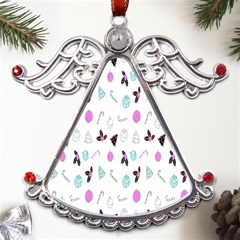 It`s Christmas Outside!   Metal Angel With Crystal Ornament by ConteMonfrey