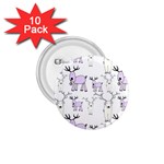 Cute Deers  1.75  Buttons (10 pack) Front