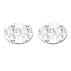 Cute Deers  Cufflinks (oval) by ConteMonfrey