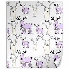 Cute Deers  Canvas 8  X 10  by ConteMonfrey