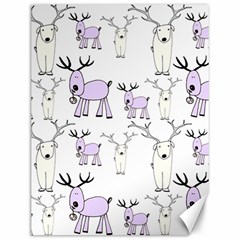 Cute Deers  Canvas 12  X 16  by ConteMonfrey