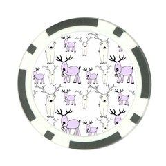 Cute Deers  Poker Chip Card Guard by ConteMonfrey