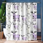 Cute Deers  Shower Curtain 60  x 72  (Medium)  60 x72  Curtain