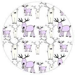 Cute Deers  Round Trivet by ConteMonfrey