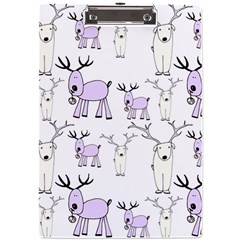 Cute Deers  A4 Acrylic Clipboard by ConteMonfrey