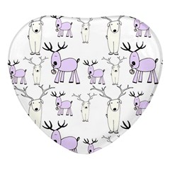 Cute Deers  Heart Glass Fridge Magnet (4 Pack) by ConteMonfrey