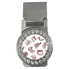 Red And White Christmas Breakfast  Money Clips (CZ) 