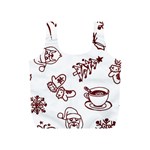 Red And White Christmas Breakfast  Full Print Recycle Bag (S) Front