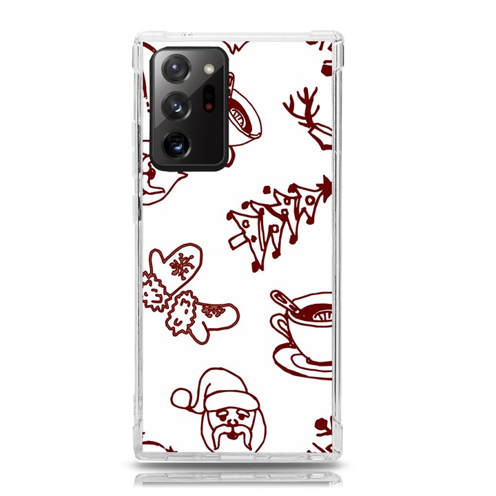 Red And White Christmas Breakfast  Samsung Galaxy Note 20 Ultra TPU UV Case