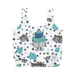 Little Cow Christmas  Full Print Recycle Bag (m) by ConteMonfrey