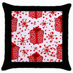 Cute Gift Boxes Throw Pillow Case (black) by ConteMonfrey