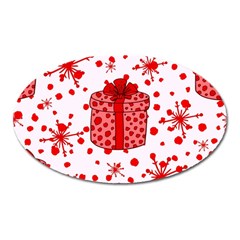 Cute Gift Boxes Oval Magnet by ConteMonfrey