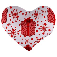 Cute Gift Boxes Large 19  Premium Heart Shape Cushions by ConteMonfrey