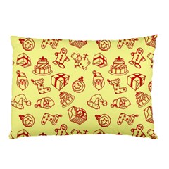 Bw Christmas Icons   Pillow Case by ConteMonfrey