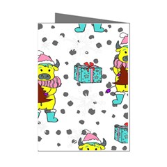 Little Bull Wishes You A Merry Christmas  Mini Greeting Cards (Pkg of 8)