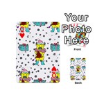 Little Bull Wishes You A Merry Christmas  Playing Cards 54 Designs (Mini) Front - HeartQ