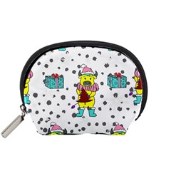 Little Bull Wishes You A Merry Christmas  Accessory Pouch (small)