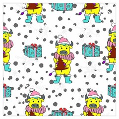 Little Bull Wishes You A Merry Christmas  Lightweight Scarf 