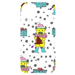 Little Bull Wishes You A Merry Christmas  iPhone 14 Plus Black UV Print Case