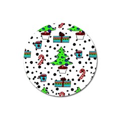 It`s Cold Outside  Magnet 3  (round) by ConteMonfrey