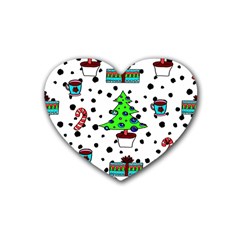 It`s Cold Outside  Rubber Heart Coaster (4 Pack) by ConteMonfrey