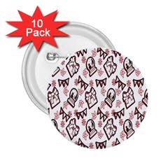 Signs Of Christmas Time  2 25  Buttons (10 Pack)  by ConteMonfrey