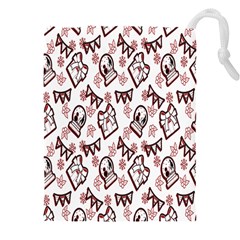 Signs Of Christmas Time  Drawstring Pouch (4xl) by ConteMonfrey