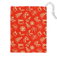 Green Christmas Breakfast   Drawstring Pouch (4xl) by ConteMonfrey