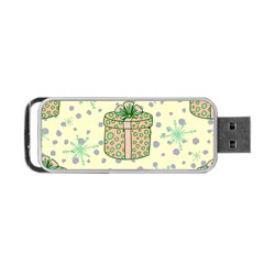 Purple Gifts On A Holy Night   Portable Usb Flash (one Side) by ConteMonfrey