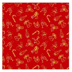 Holy Night - Christmas Symbols  Square Satin Scarf (36  X 36 ) by ConteMonfrey